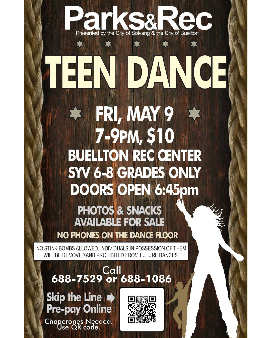 Teen Dance- May 9, 2025